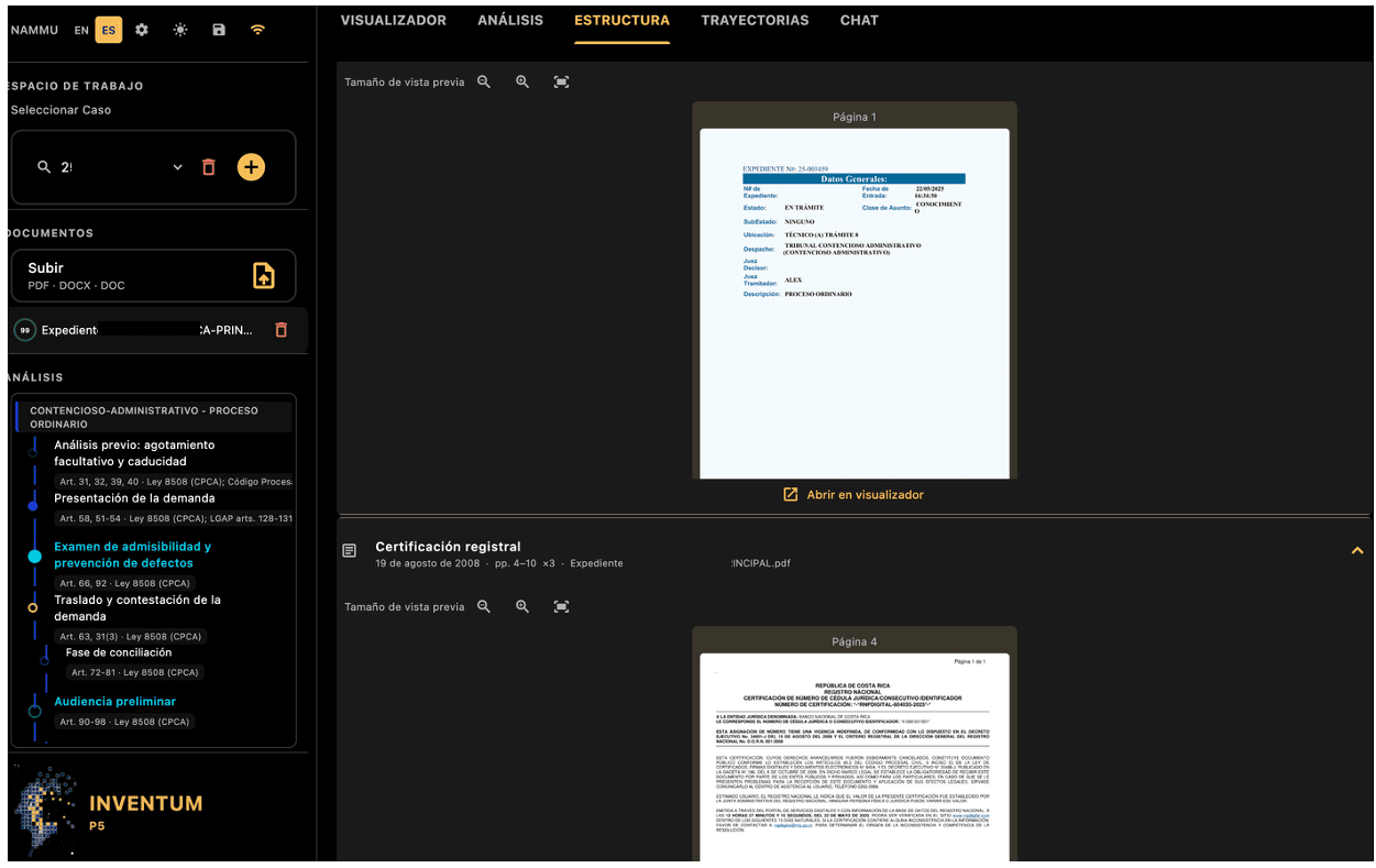Nammu — document structure and segmentation